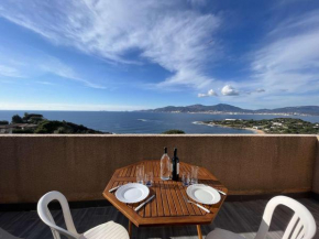 Appartement T2 climatisé avec terrasse vue mer à Porticcio - FR-1-61-604